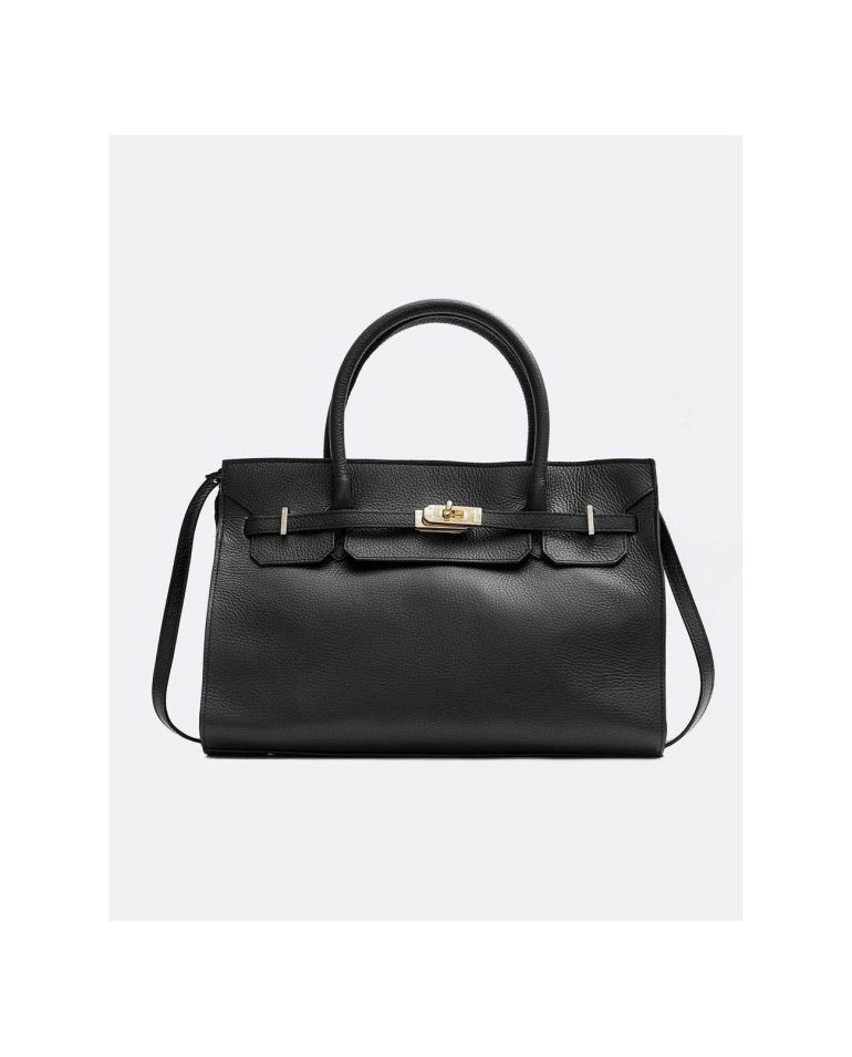 Bolsos Cuple  | Bolso Berta Napa Bugui Negro